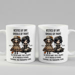 Personalised Halloween Mug for Best Friend mug in close-up detail
