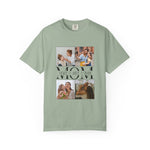 Personalised Mom Shirt shirt in a detail shot