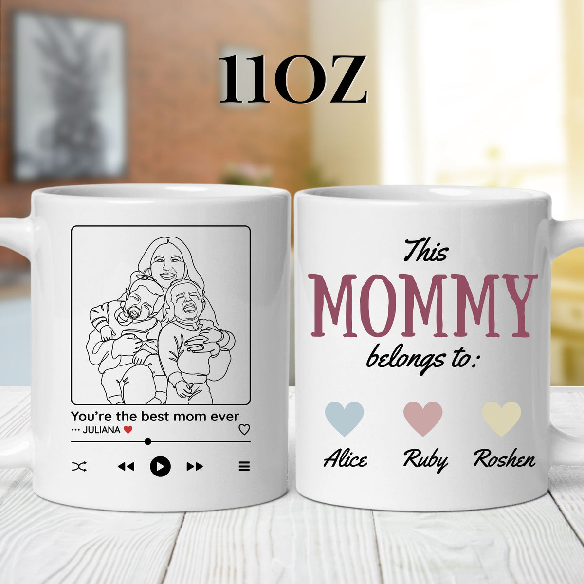 Personalised Photo Mug for Mom mug, 11oz size