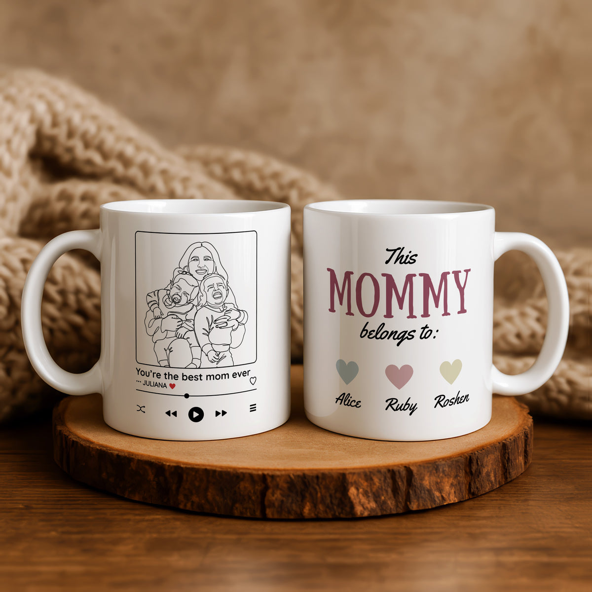 Personalised Photo Mug for Mom mug held in hand