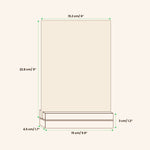 Size chart for the Personalised Photo Night Light for Son night light