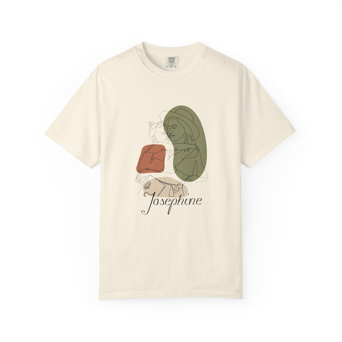 Personalised Photo Shirt for Mom Birthday shirt styled as a flat lay