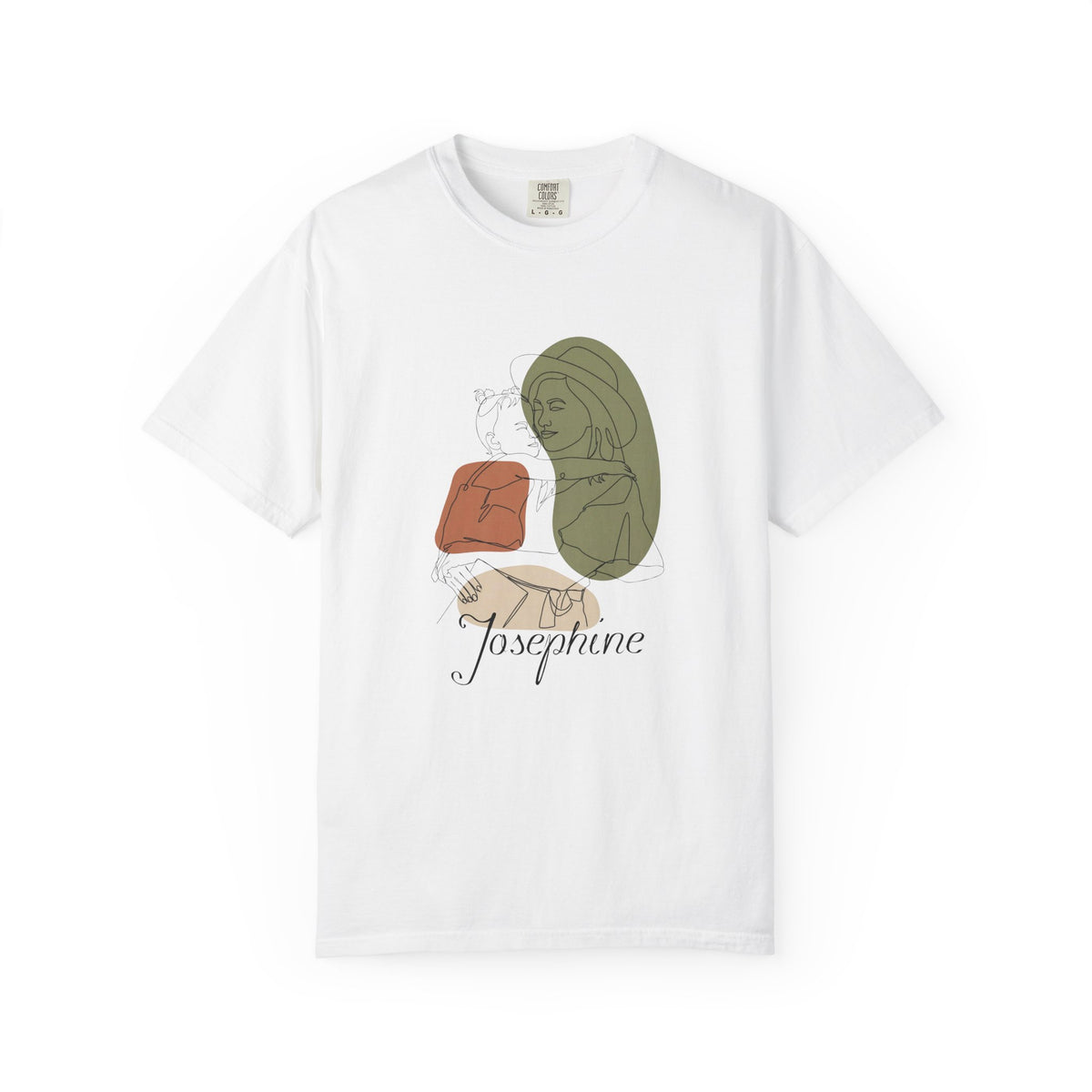Personalised Photo Shirt for Mom Birthday shirt worn in a lifestyle setting