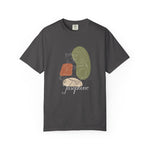 Personalised Photo Shirt for Mom Birthday shirt worn by a model, side view