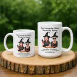 Personalised Witch mug in a lifestyle setting