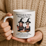 Personalised Witch mug styled on a table setting