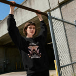 Self Love sweatshirt in close-up detail