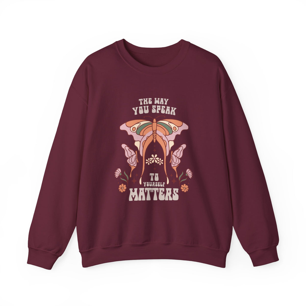 Self Love sweatshirt in gift-ready packaging