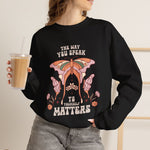 Self Love sweatshirt, front view on model (variant 2)