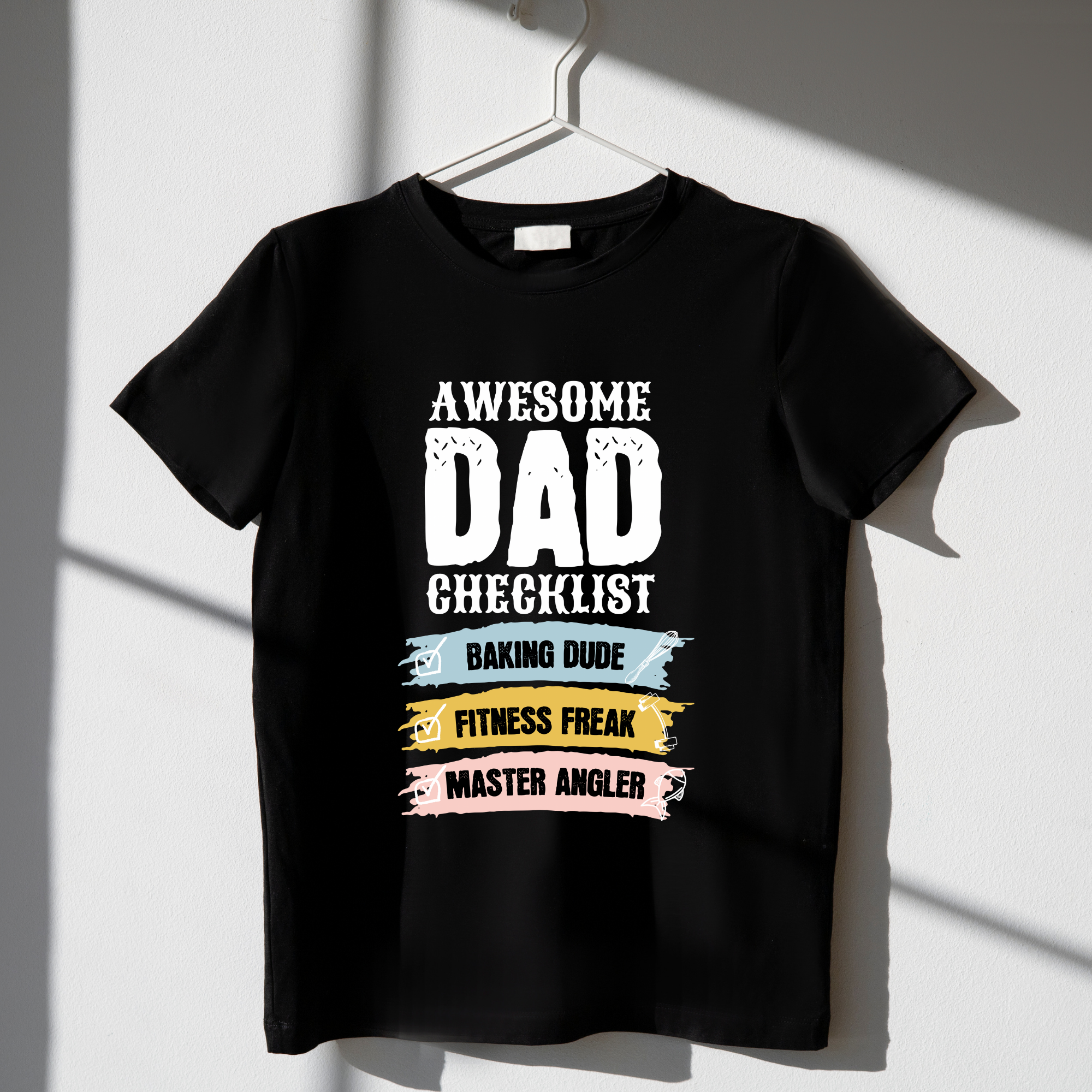 Awesome Dad Checklist T-Shirt