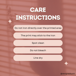 Care instructions for the Skeleton tote bag